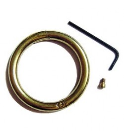Bull Ring - Brass - Medium 3" X 3/8"